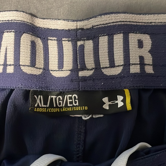 Under Armour Blue Athletic Shorts - Picture 2 of 2